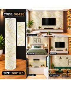 D0428 XPE WALL STICKER   120CM*300 CM   [ 1 PC=  38Sq.ft  = 936]