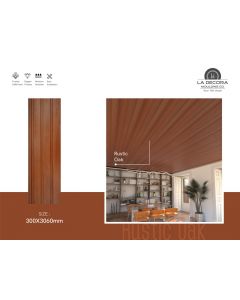 D0070 RUSTIC OAK SOFFIT PANEL - 307*34cm