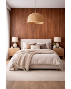 D0012 BAMBOO CHARCOL TILE 807501-26 (MATT) -Decor Interior Tile- 290*122cm